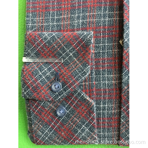Long Sleeve Cotton Check Shirt